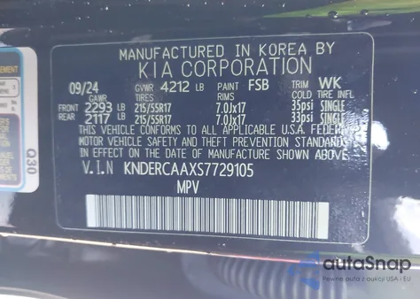 2025 Kia Seltos Ex from USA, damaged, VIN KNDERCAAXS7729105